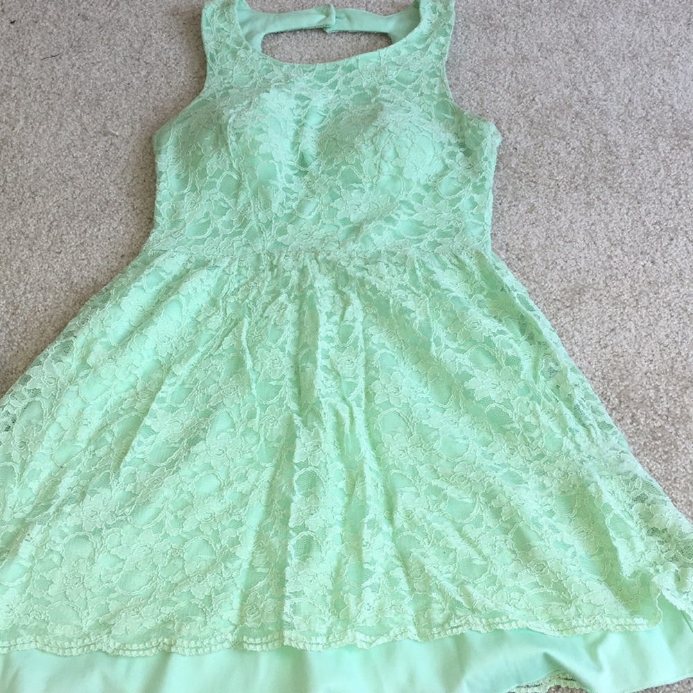 Sea-green Skater Dress